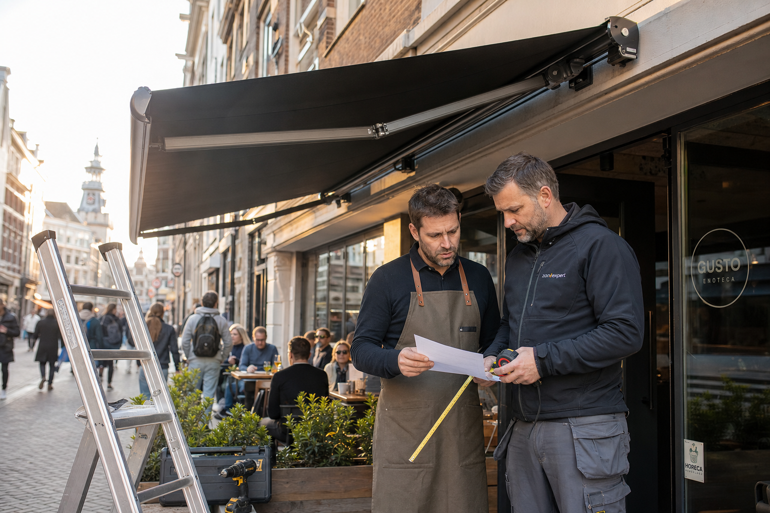 Horeca zonnescherm kosten en aandachtspunten